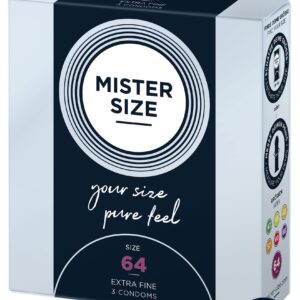 MISTER SIZE 64mm Condoms 3pcs