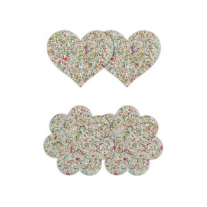 Pasties Heart & Flower 2 Pair