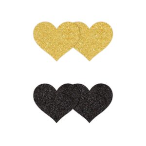 Pasties Glitter Hearts 2 Pair