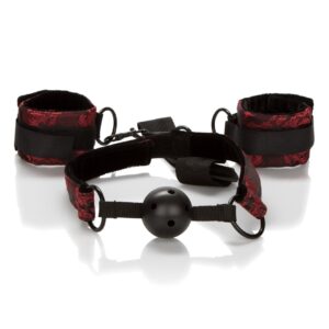 Breathable Ball Gag With Cuffs