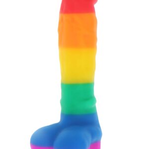 Rainbow Lover Dildo 18 cm