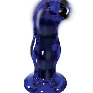 Gleaming Vibrating Glass Plug